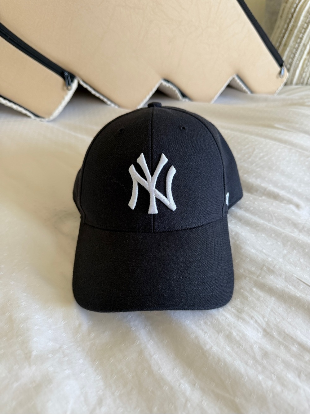 Trendy New Era Navy Baseball Cap with White NY Logo